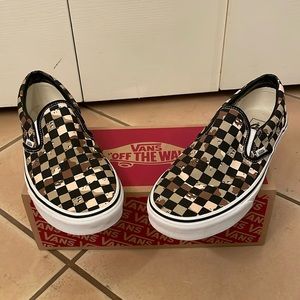 Vans Slip On Mens Checkerboard/Camo